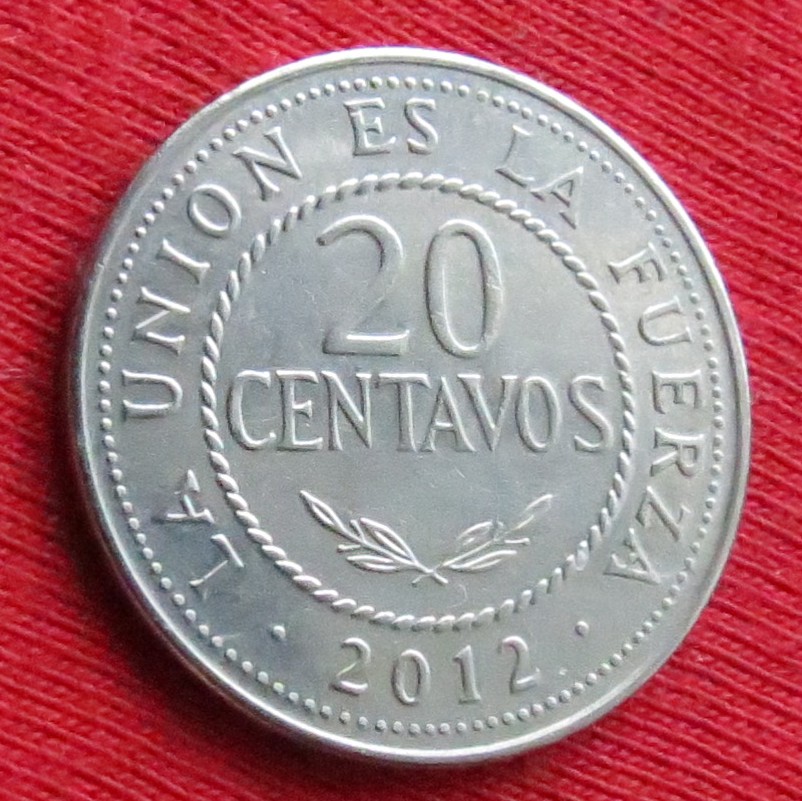  Bolivia 20 centavos 2012   