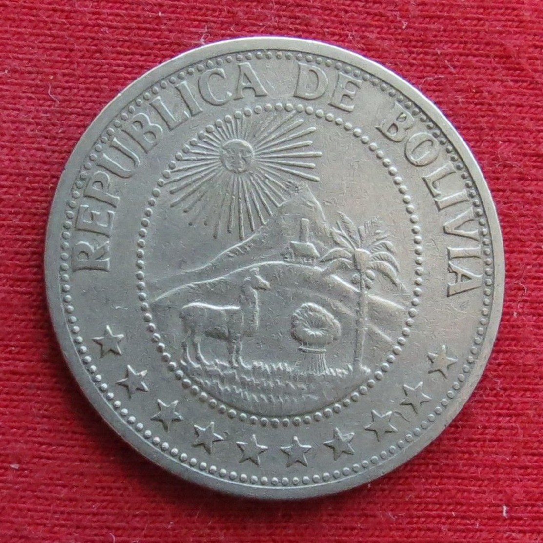  Bolivia 1 peso boliviano 1968   