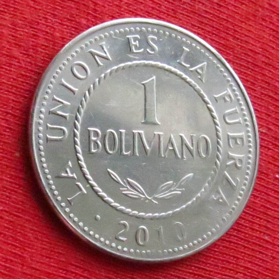 Bolivia 1 boliviano 2010