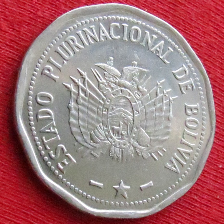  Bolivia 2 boliviano 2010   