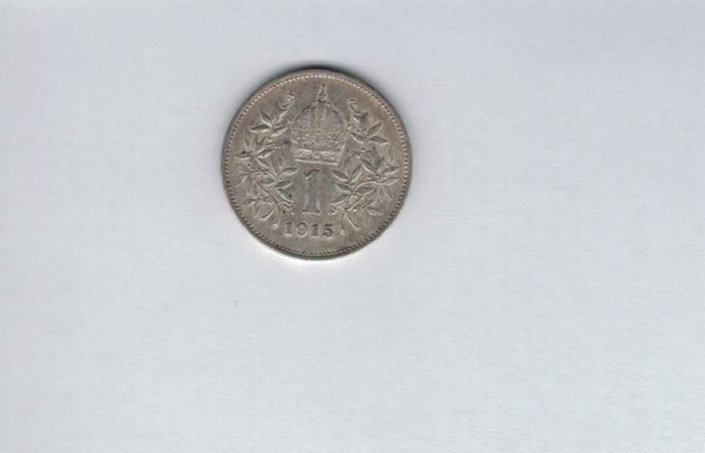  1 Krone 1915 á 4,17g fein silber Kronenwährung Österreich Spittalgold9800 (4508   