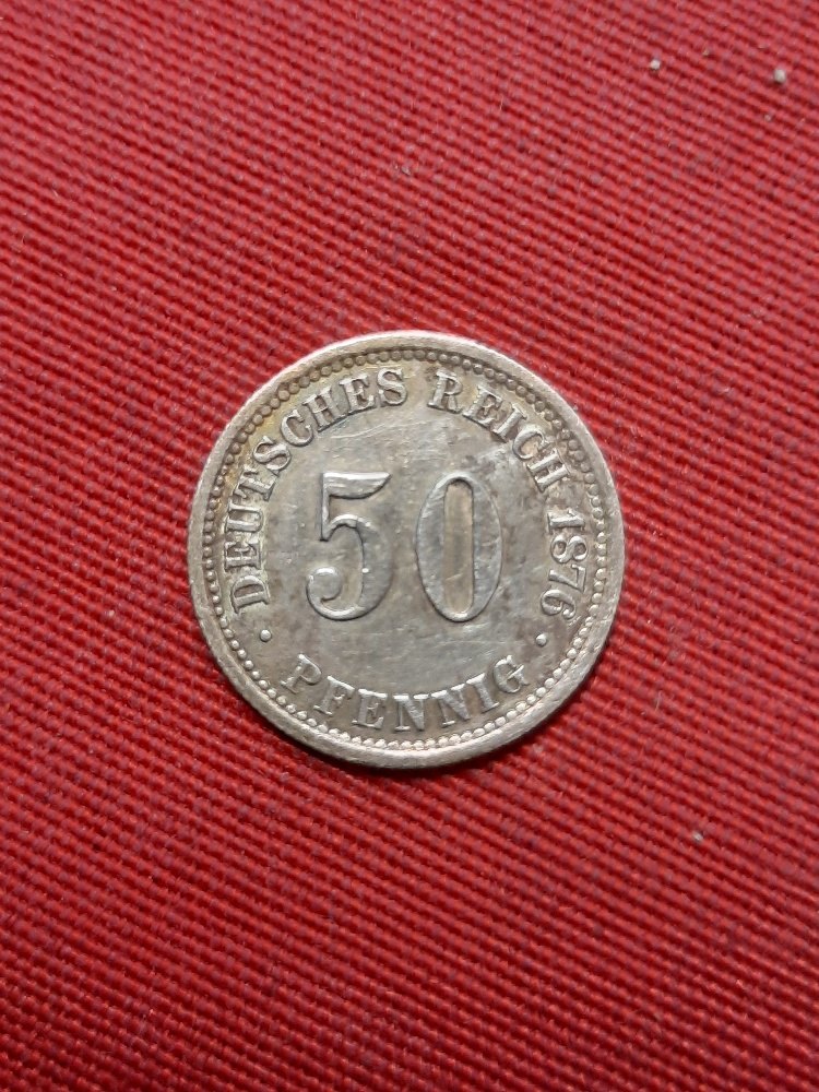 50 Pfennig 1876 B vz