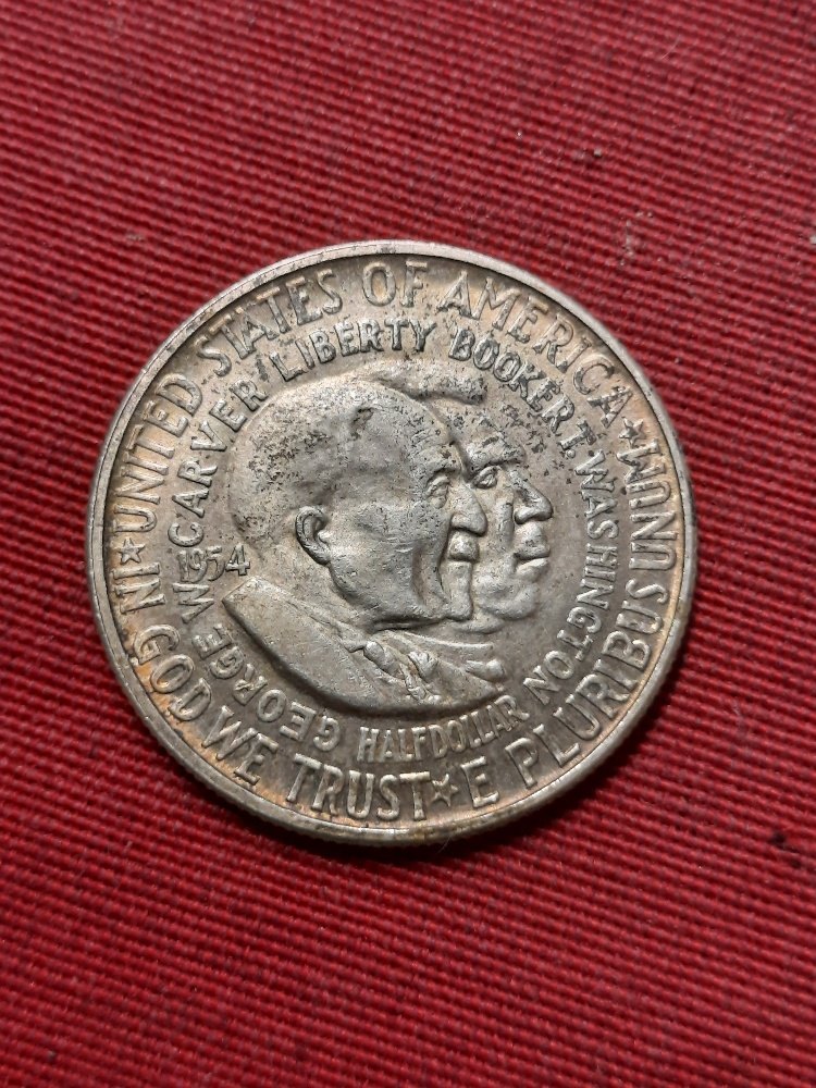 USA 1/2 Dollar 1954 Silber