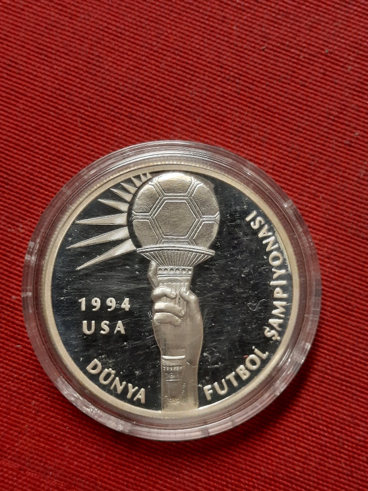 Türkei 50.000 Lira 1994 Silber