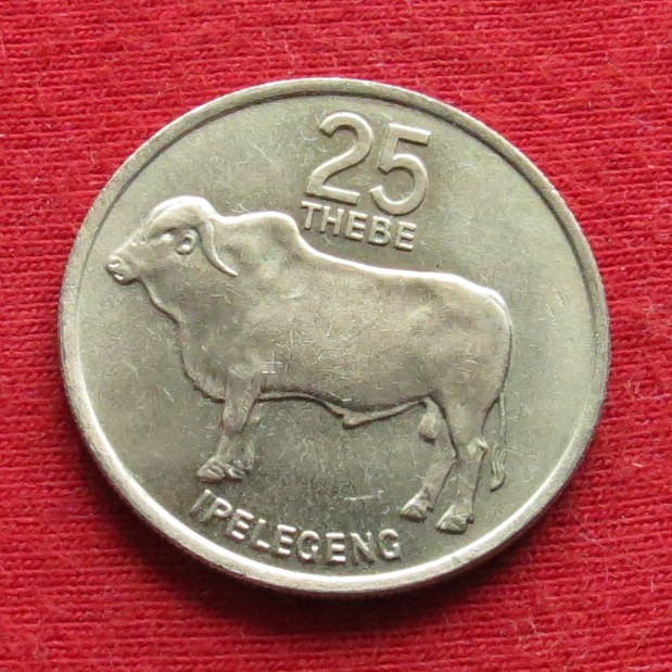 Botswana 25 thebe 1976