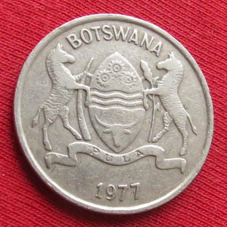  Botswana 25 thebe 1977   