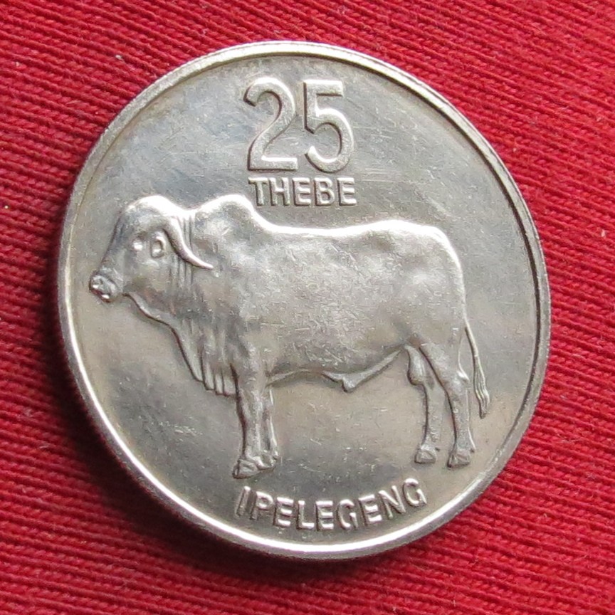  Botswana 25 thebe 1984 unc   