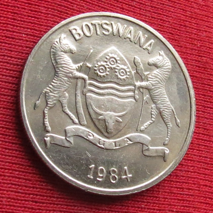  Botswana 25 thebe 1984 unc   