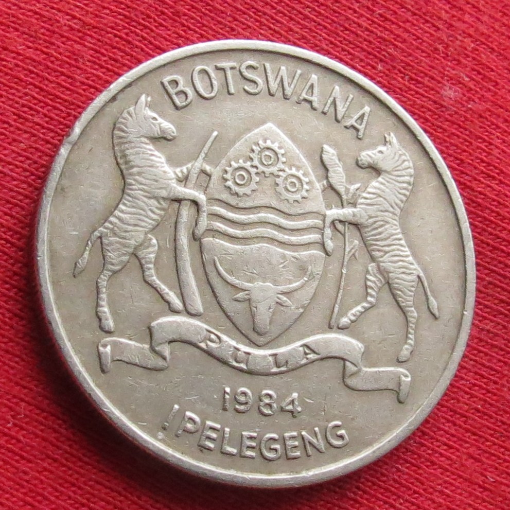  Botswana 50 thebe 1984 #2   