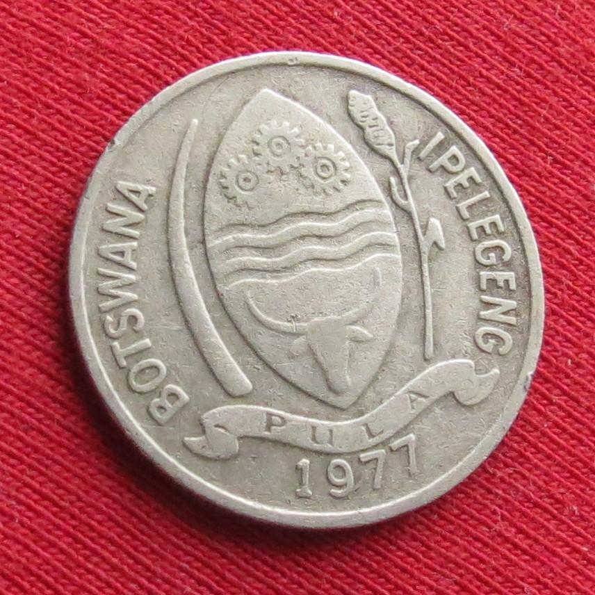  Botswana 10 thebe 1977   