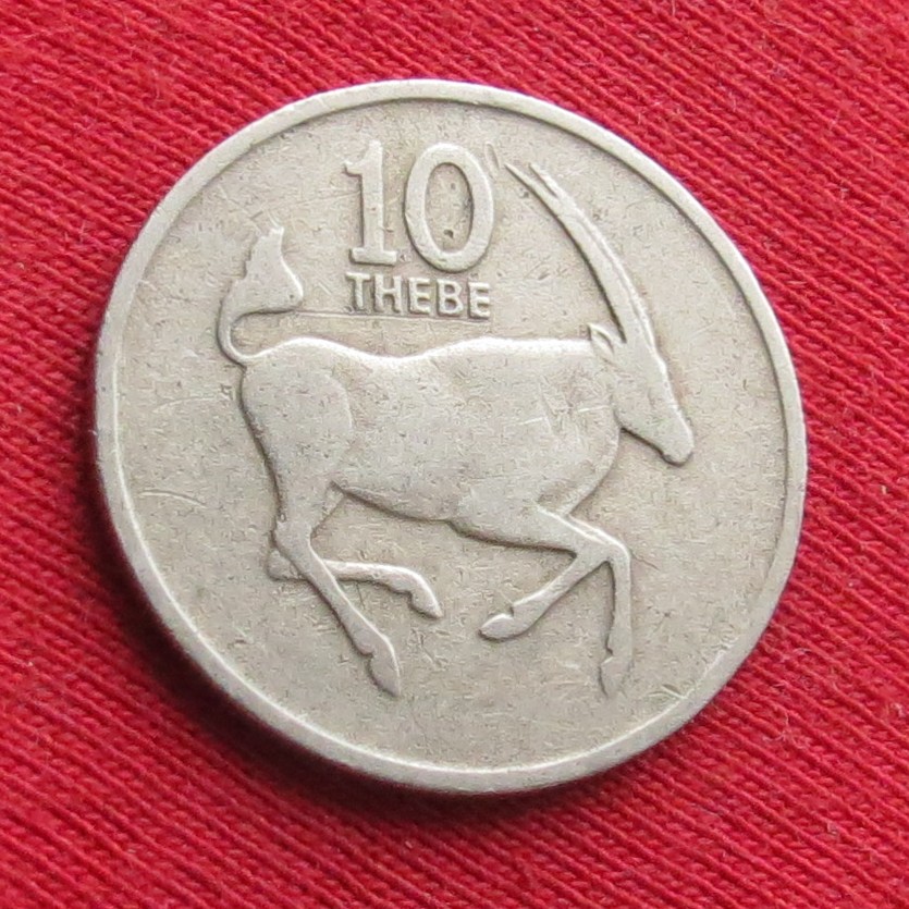 Botswana 10 thebe 1979