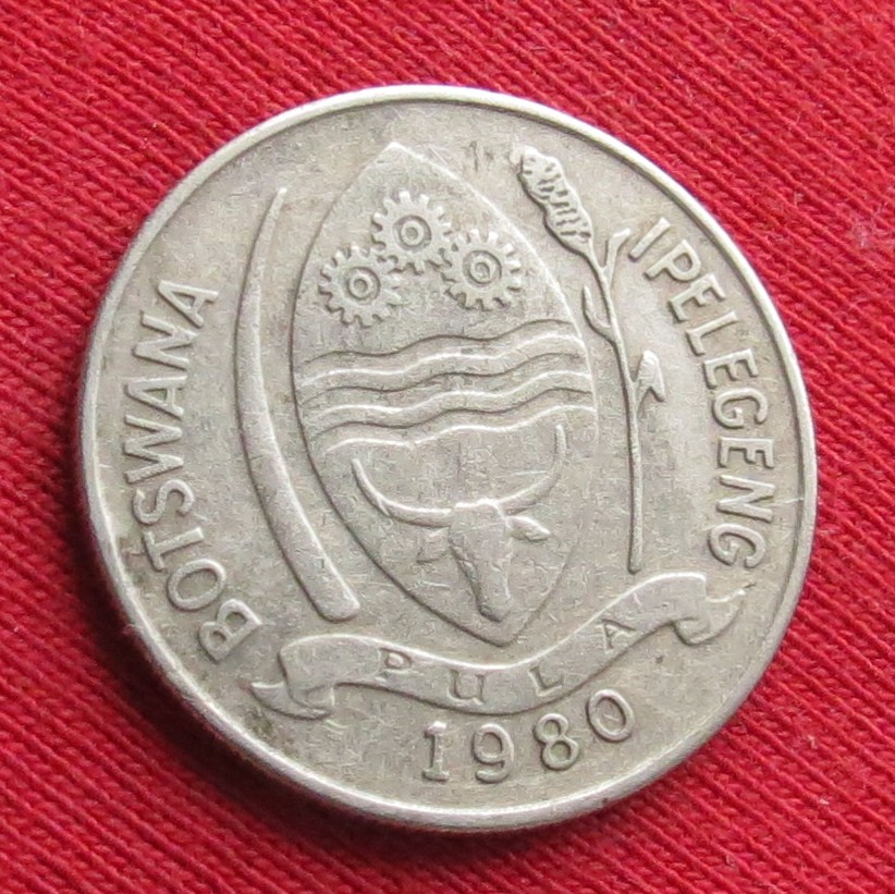  Botswana 10 thebe 1980   