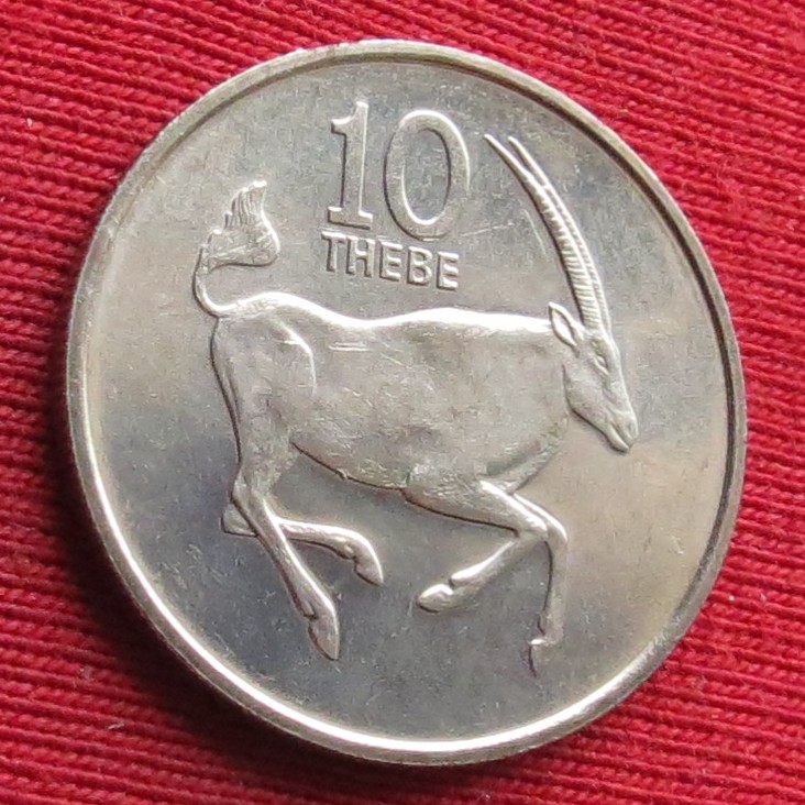 Botswana 10 thebe 1984
