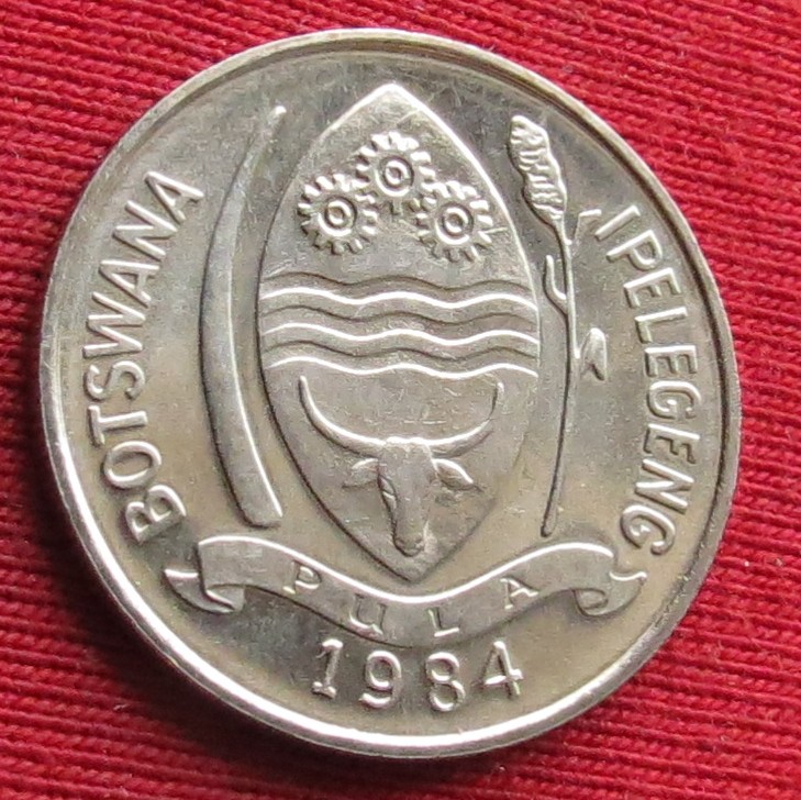  Botswana 10 thebe 1984   