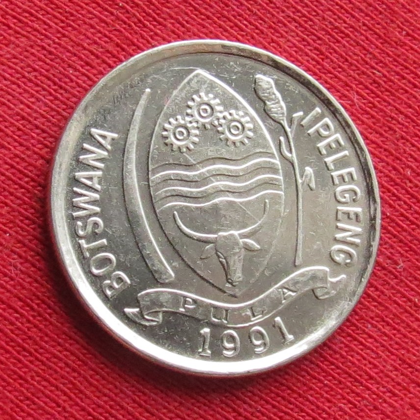  Botswana 10 thebe 1991   