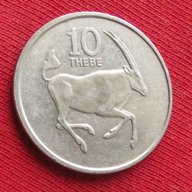 Botswana 10 thebe 1989
