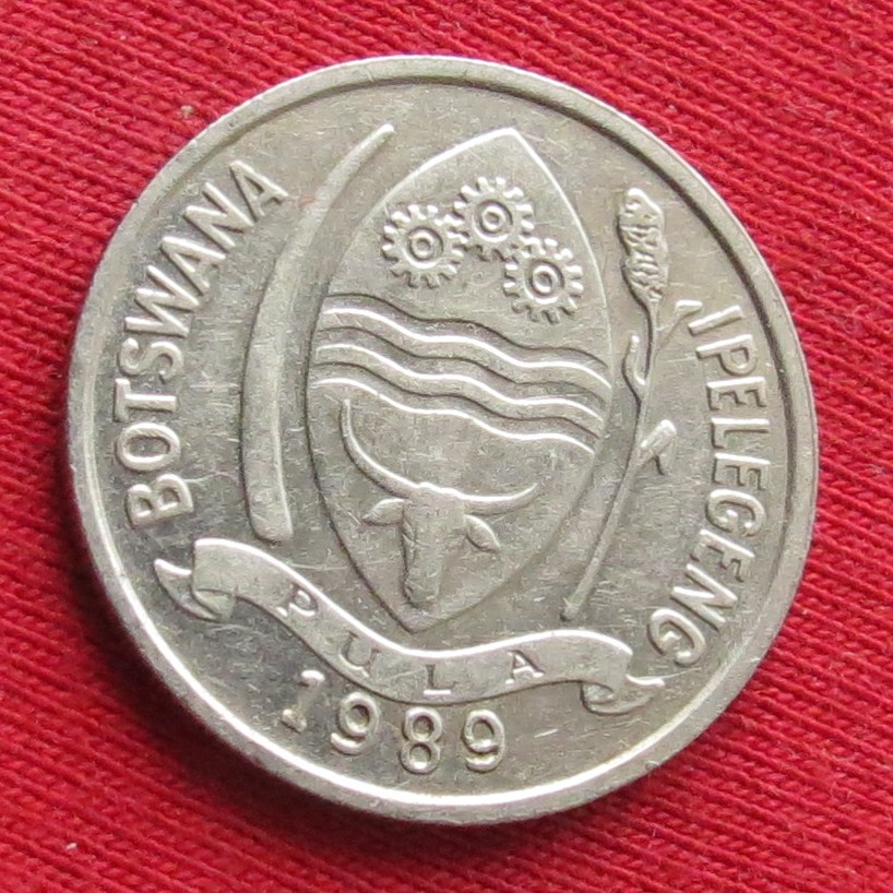  Botswana 10 thebe 1989   