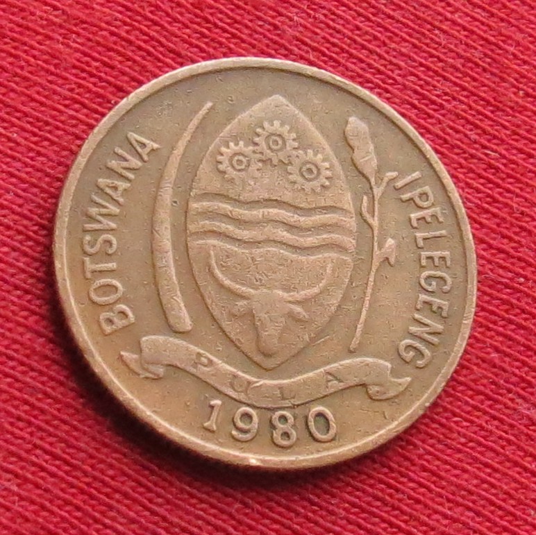  Botswana 5 thebe 1980   
