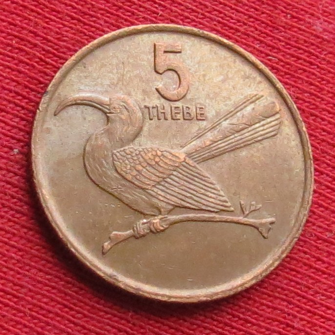 Botswana 5 thebe 1988