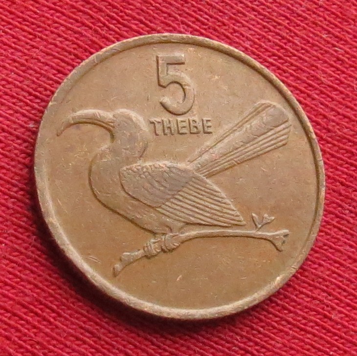 Botswana 5 thebe 1989