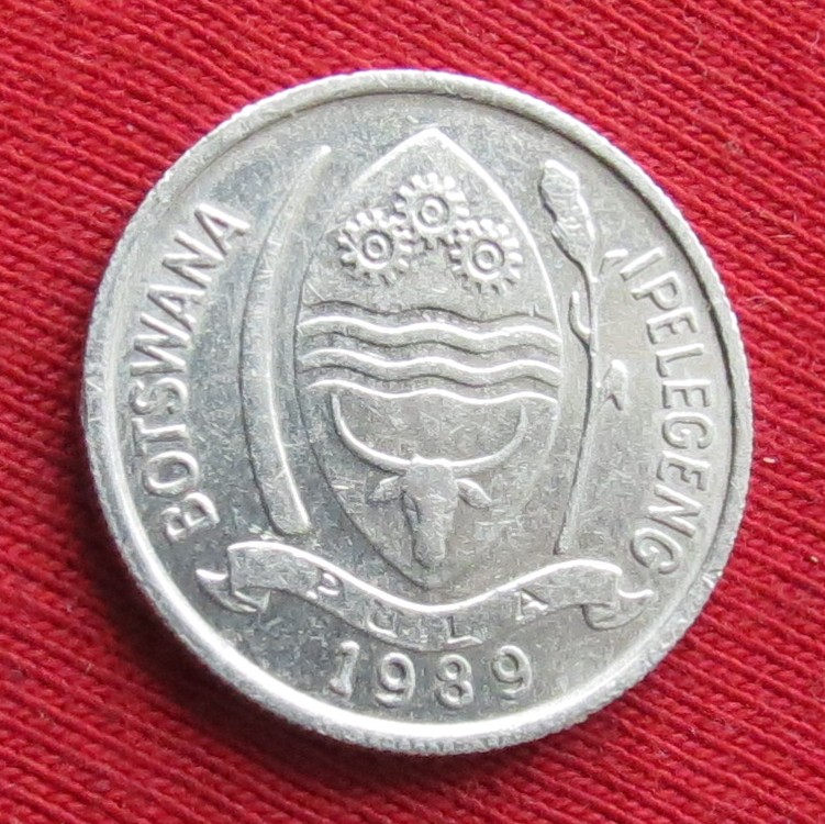  Botswana 1 thebe 1989   