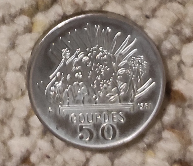  Haiti 50 Gourdes 1981, SILBER, Auflage nur 14.001 Stück   