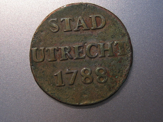  Niederlande Utrecht 1 Duit 1788   