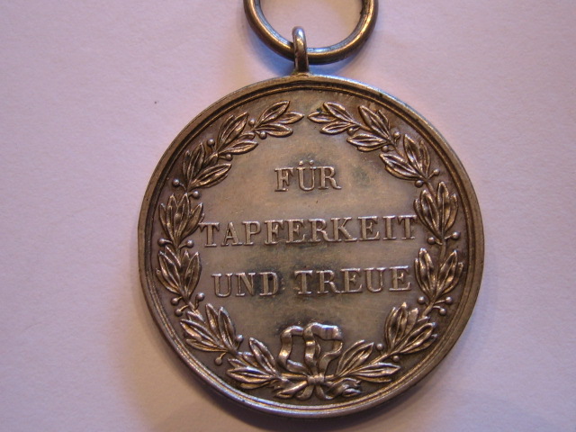  Württemberg Medaille Für Tapferkeit und Treue Silber   