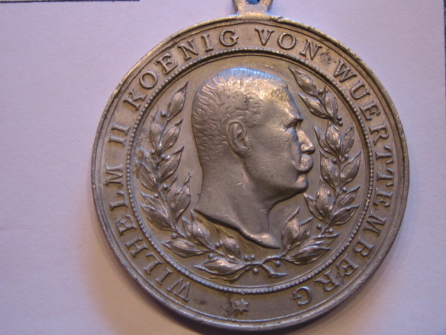 Württemberg Manövermedaille 1900 Alu/coloriert