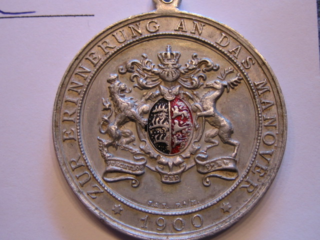  Württemberg Manövermedaille 1900 Alu/coloriert   