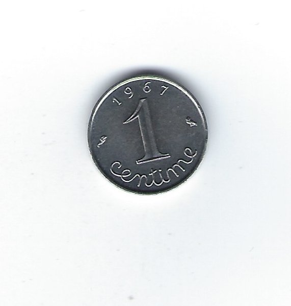  Frankreich 1 Centime 1967   