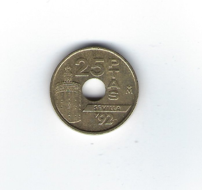  Spanien 25 Pesetas 1992 EXPO Sevilla   