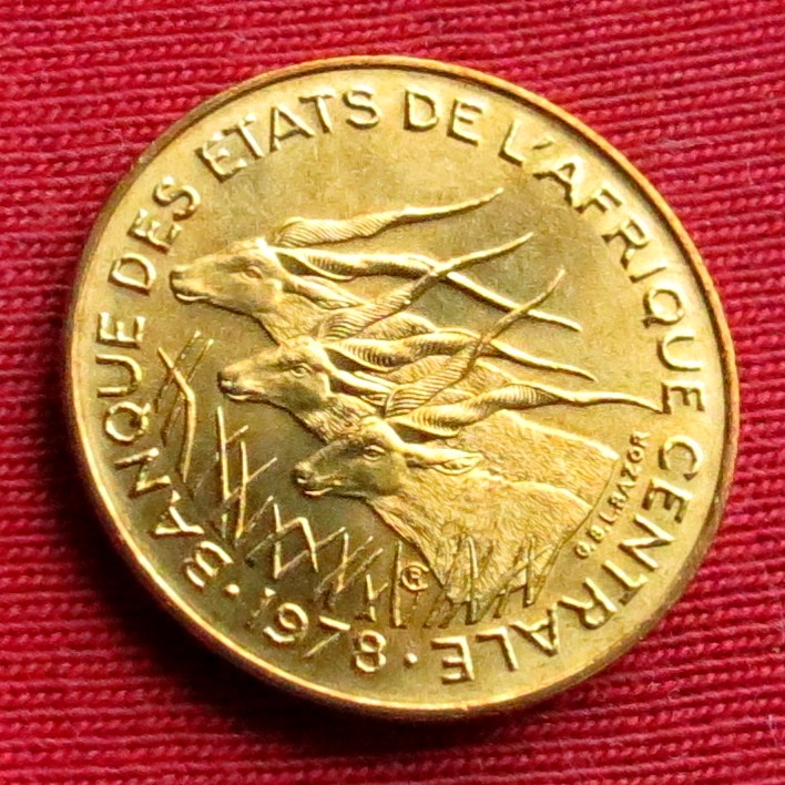  Central African States 5 franc 1978   