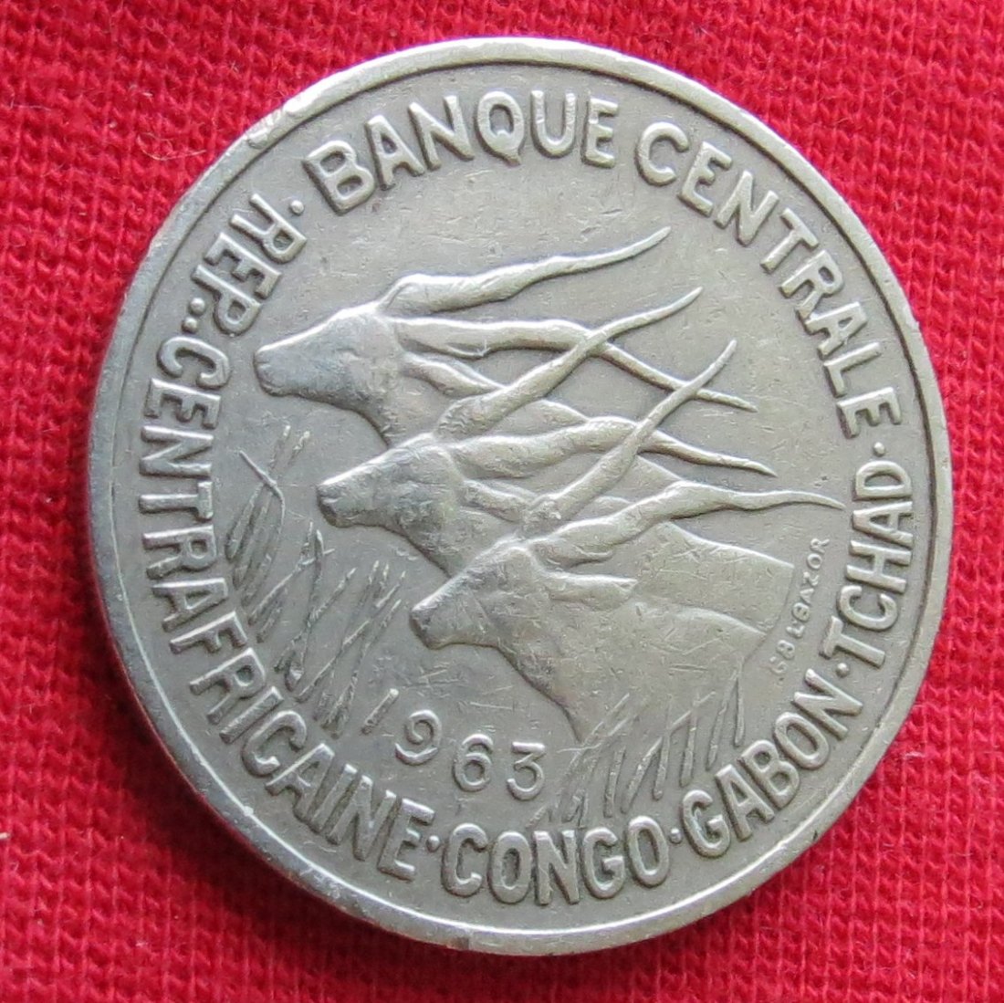 Central African States 50 franc 1963