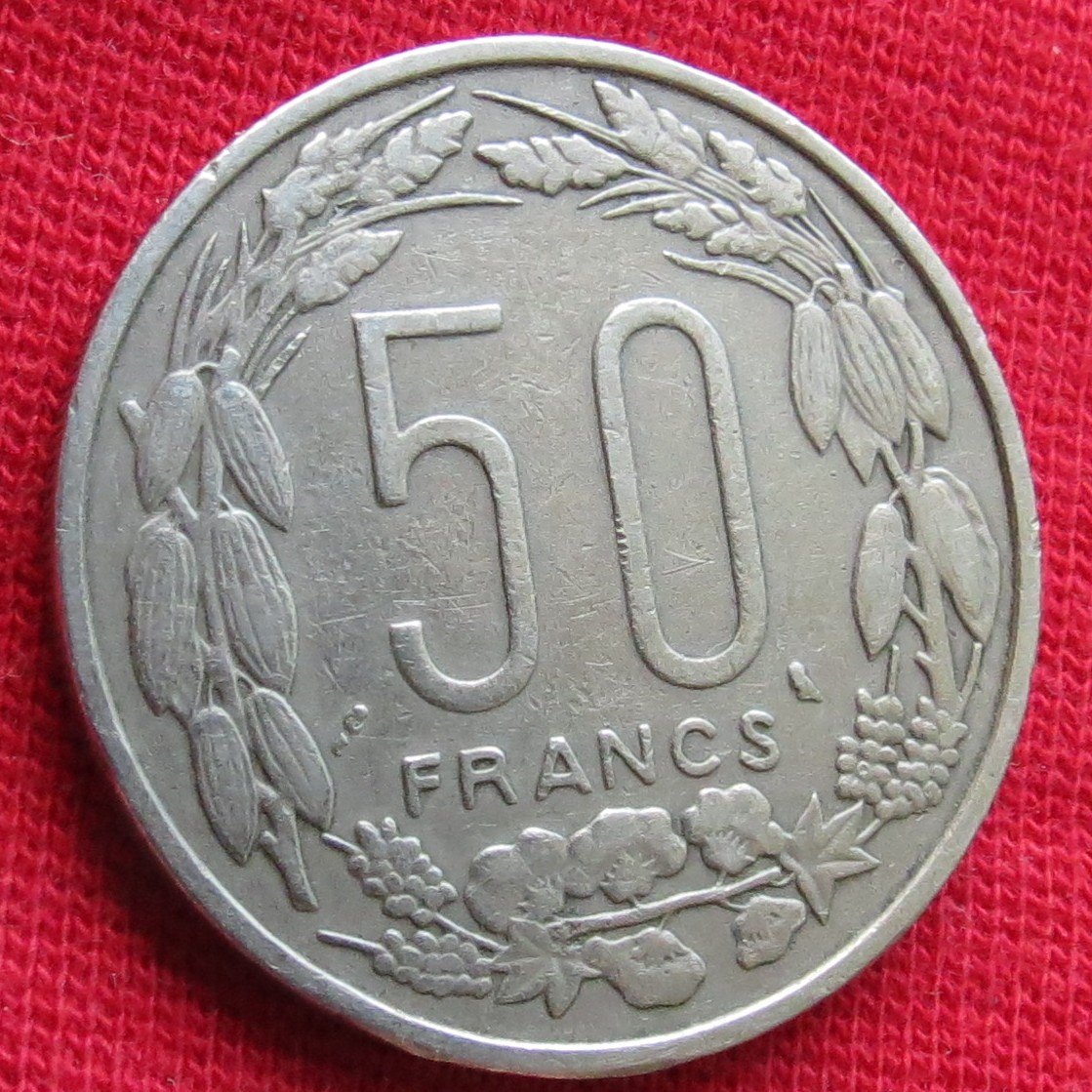  Central African States 50 franc 1963   