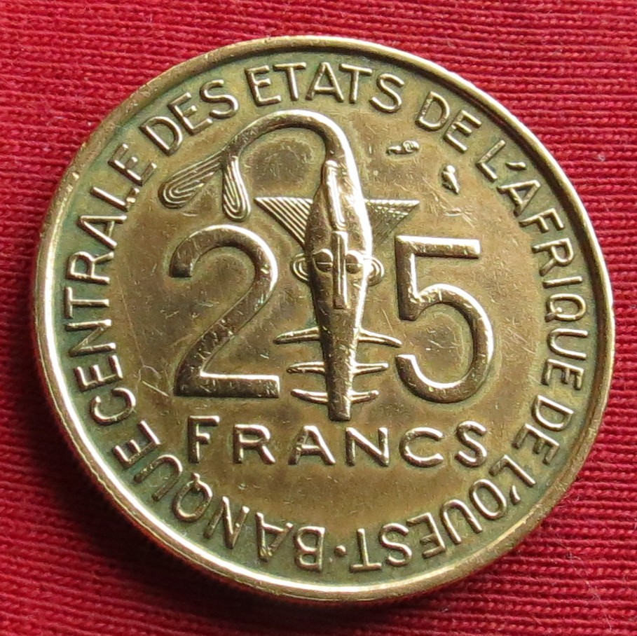  West Africa 25 francs 1971   