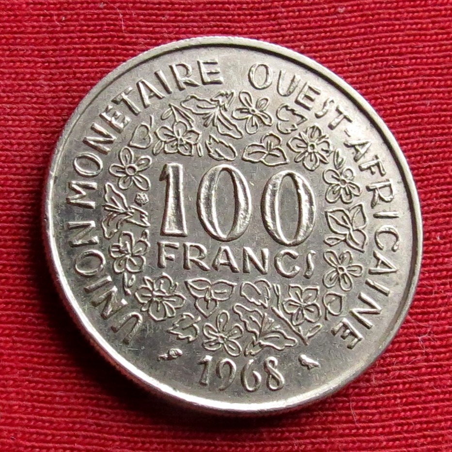 West Africa 100 francs 1968
