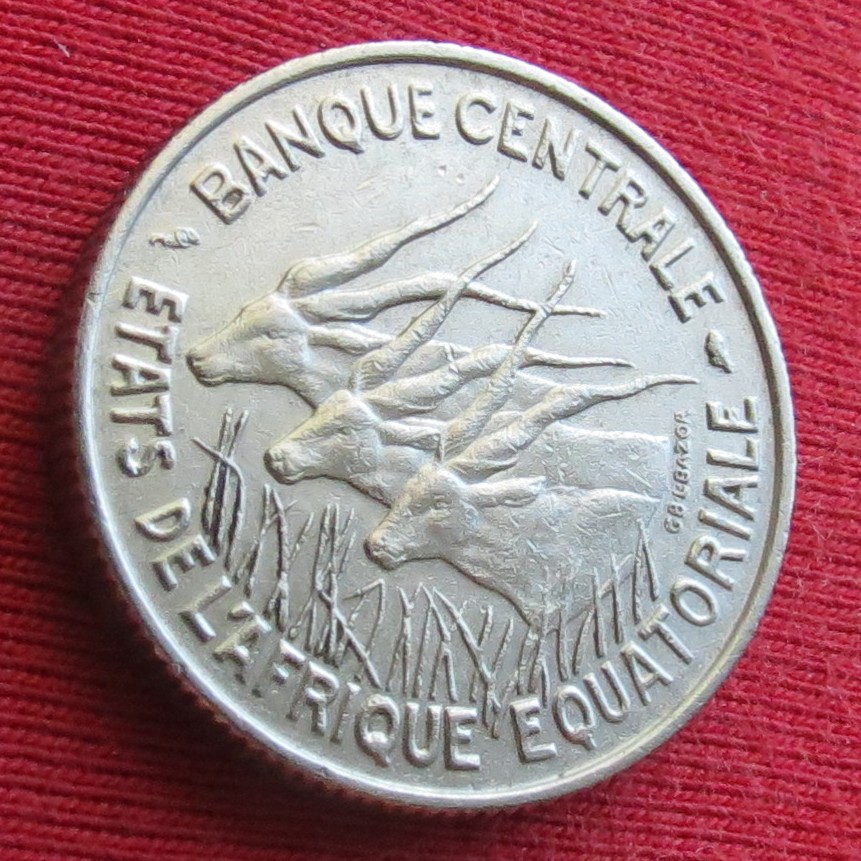  Africa Equatorial 100 francs 1967   