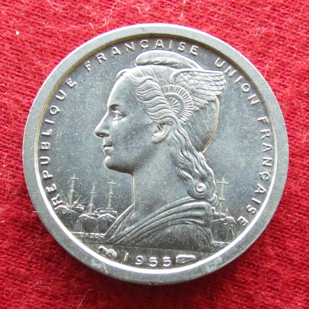  French West Africa 1 franc 1955   