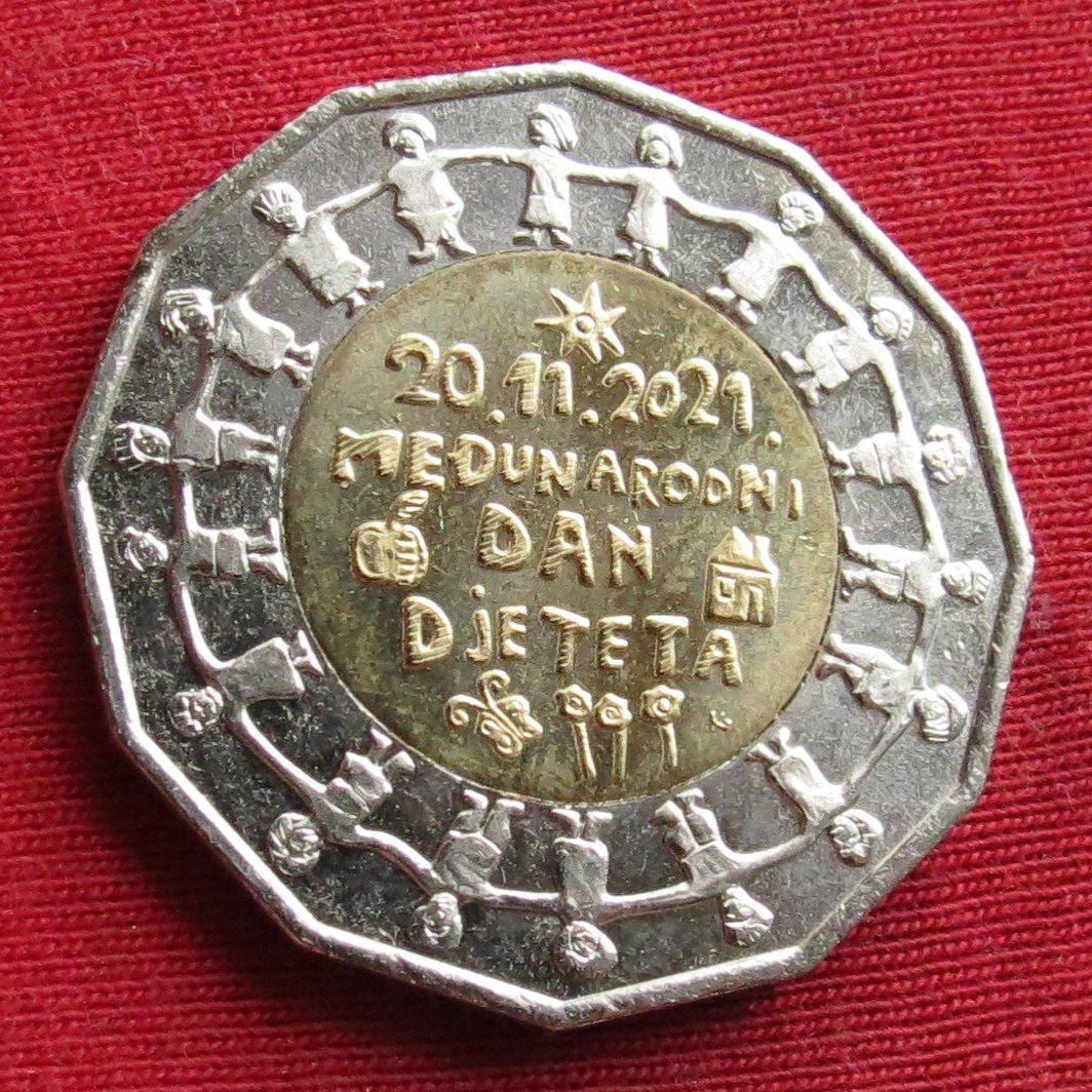  Croatia 25 kuna 2021 World Children's Day   