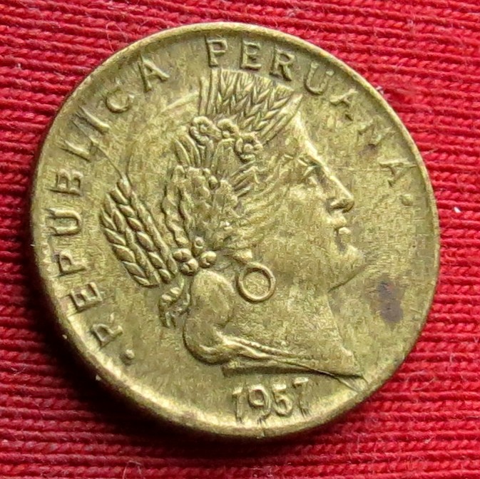  Peru 5 centavos 1957   