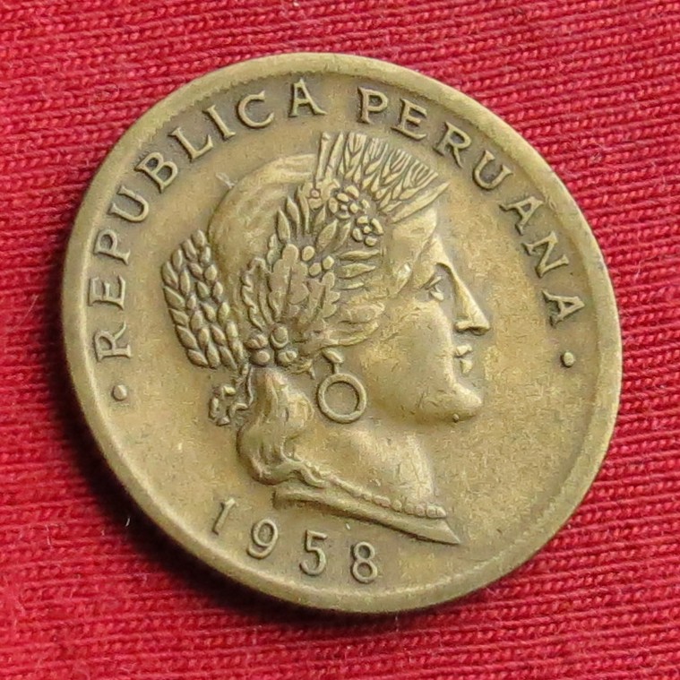  Peru 20 centavos 1958   