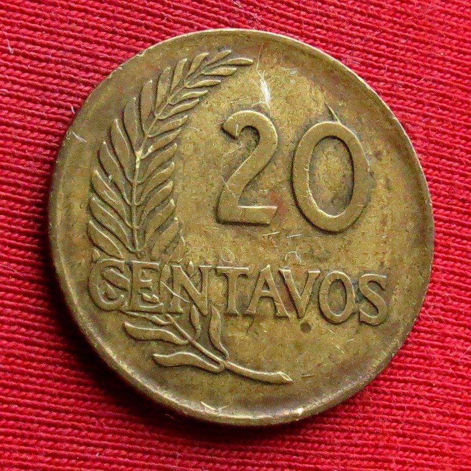 Peru 20 centavos 1960 #2