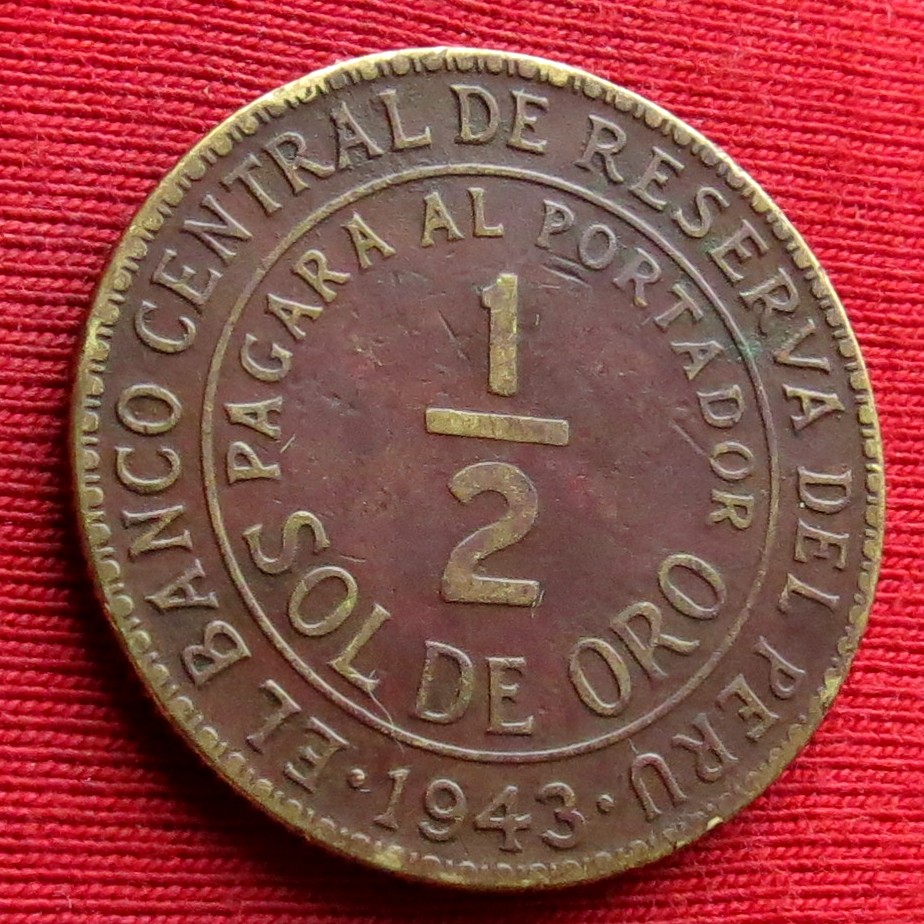 Peru 1/2 sol 1943