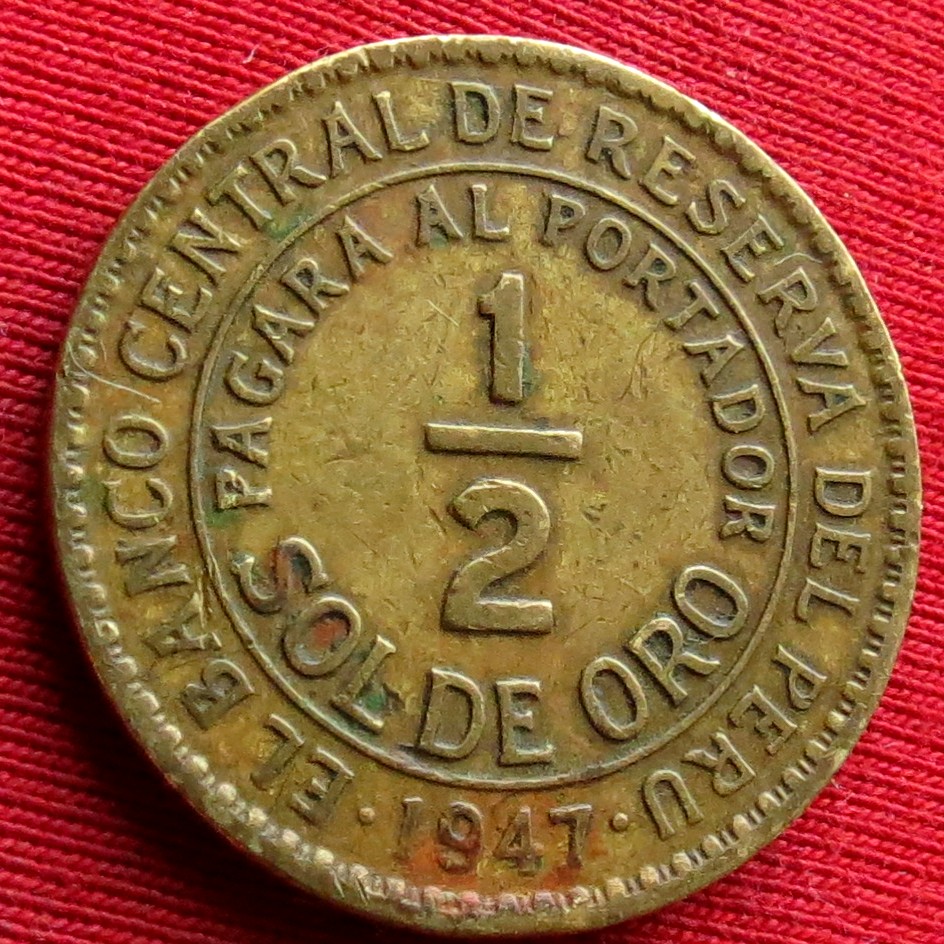 Peru 1/2 sol 1947