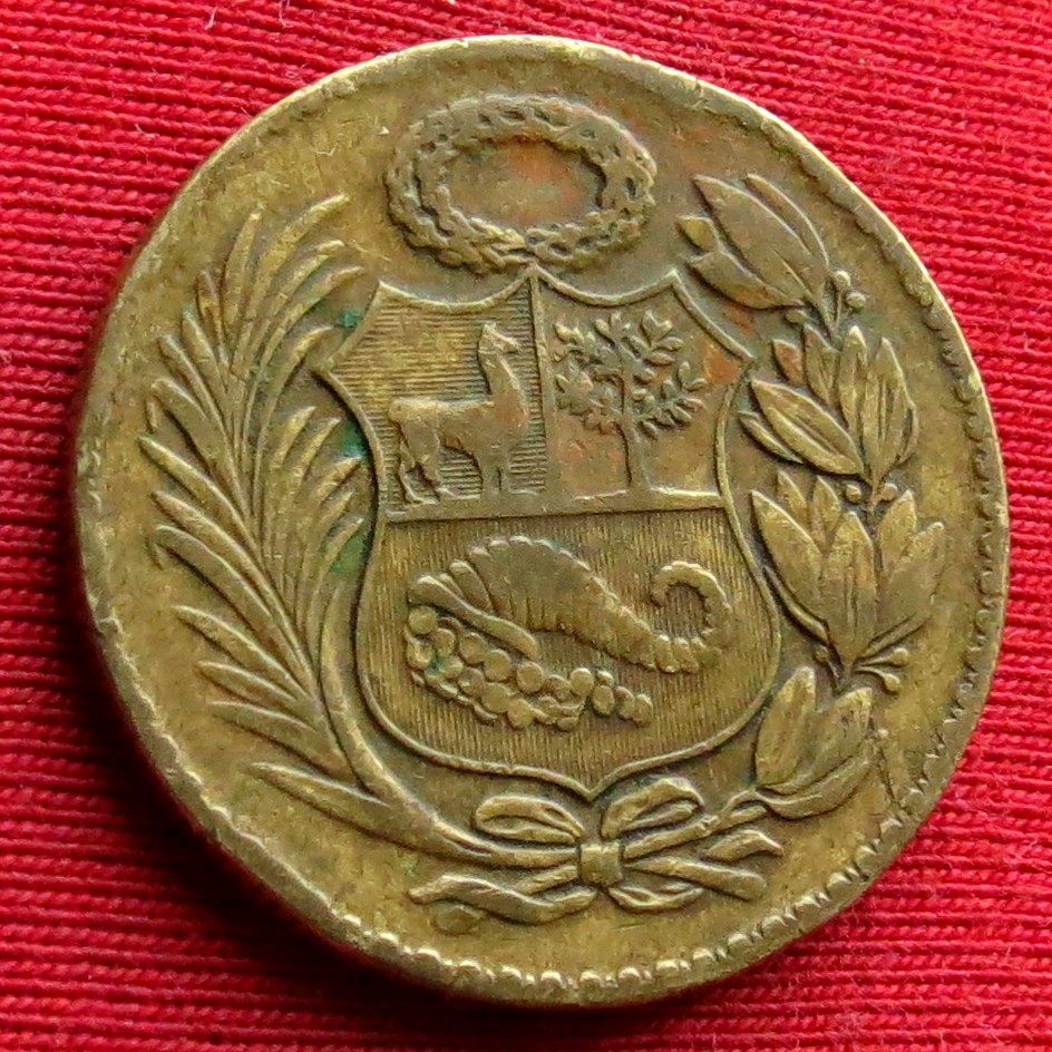  Peru 1/2 sol 1947   