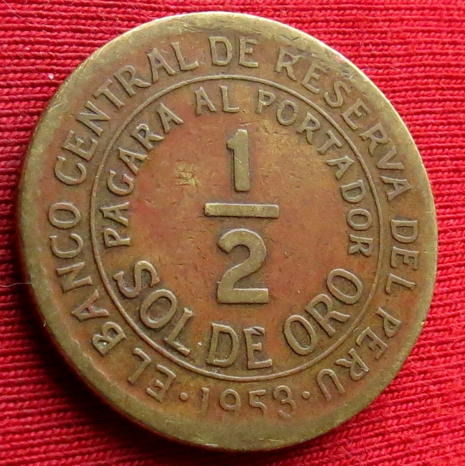 Peru 1/2 sol 1953