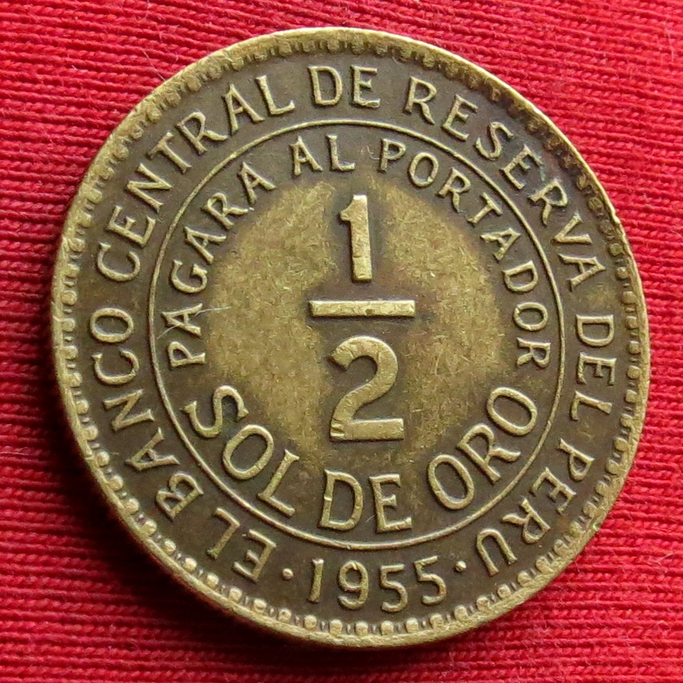 Peru 1/2 sol 1955