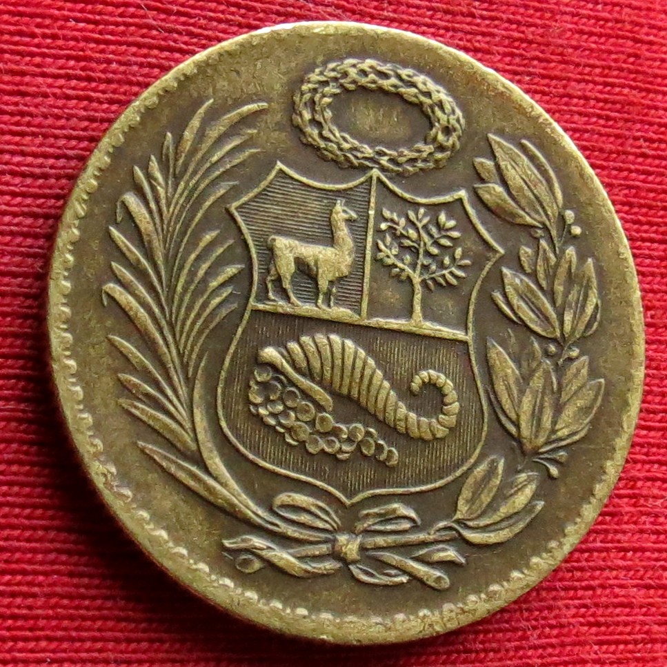  Peru 1/2 sol 1955   