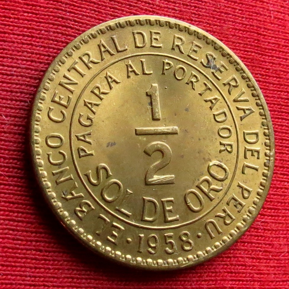 Peru 1/2 sol 1958